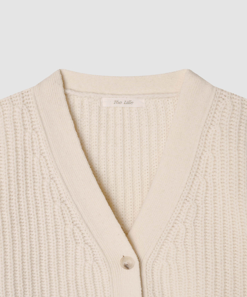 THE LILLE（ザ リル）の「Bony Loose-fit Cardigan_Ivory（ニット/セーター・レディース・その他・FREE）」の4枚目の写真