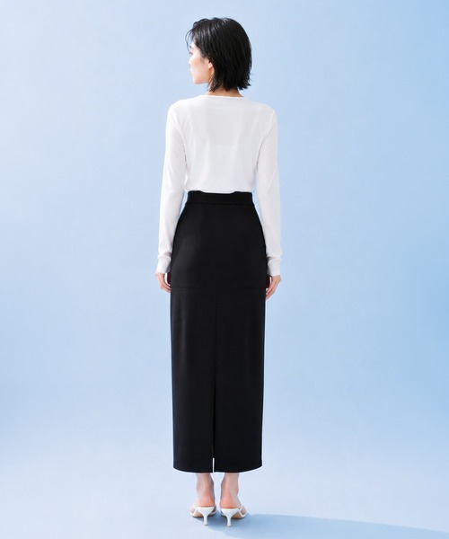 by LEGNA(バイレグナ)の「COOLIFYツイストデザインプルオーバー(Tシャツ/カットソー・レディース・ブラック/ダークグレー/ホワイト・SMALL/MEDIUM/X-LARGE/LARGE)」の21枚目の写真
