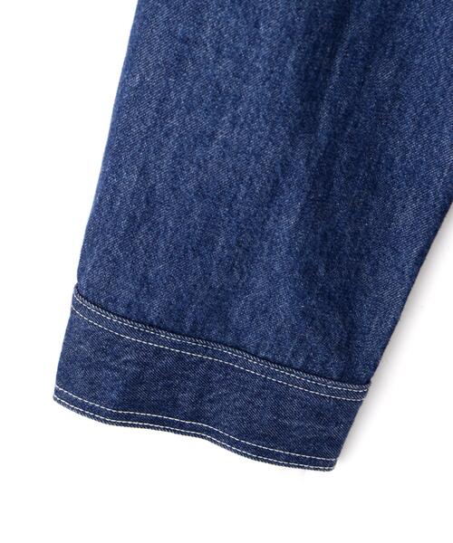 Y(ワイ)の「Y / 13oz ORGANIC COTTON DENIM COVERALL JACKET(デニムジャケット・メンズ・ネイビー/ホワイト・MEDIUM/LARGE/SMALL)」の18枚目の写真