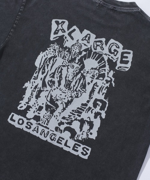 XLARGE(エクストララージ)の「CAVE S/S TEE(Tシャツ/カットソー・メンズ・ホワイト/ブラック/マスタード・XL/L/M/S)」の8枚目の写真