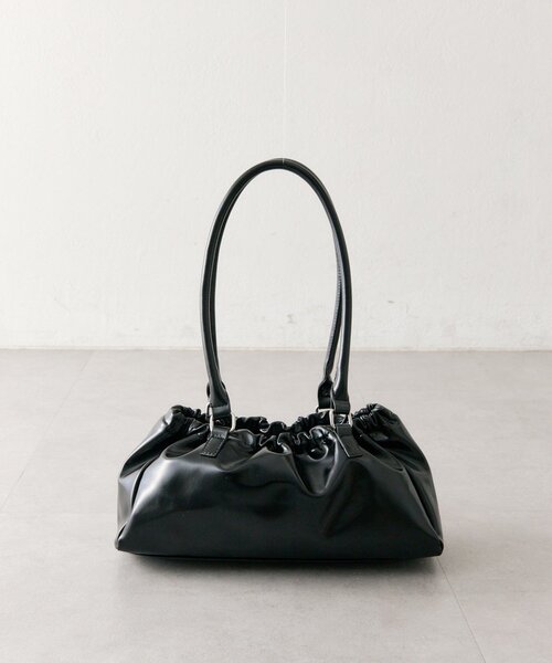 mystic(ミスティック)の「リボンギャザーBAG(トートバッグ・レディース・ベージュ/ブラック・ONE SIZE)」の12枚目の写真