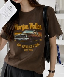 古着風に着映える◎【カーグラフィック プリント ベーシック Tシャツ】