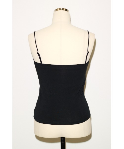 THROW by SLY(スローバイスライ)の「COMFORT CUP IN CAMI コンフォートカップインキャミ 夏服 秋服 カップ付き(キャミソール・レディース・ブラウン/ホワイト/ブラック・1/2)」の13枚目の写真