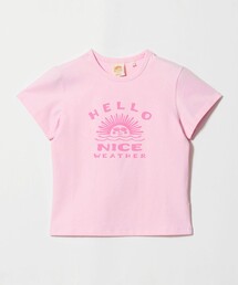 【別注】<HELLO SUNRISE>ウィメンズ ロゴプリント Tシャツ