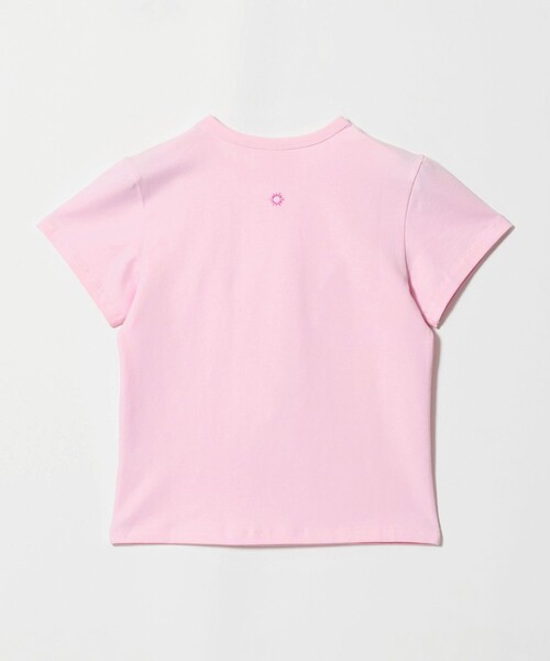 NICE WEATHER(ナイスウェザー)の「【別注】<HELLO SUNRISE>ウィメンズ ロゴプリント Tシャツ(Tシャツ/カットソー・レディース・ライトピンク/ホワイト・M/S)」の3枚目の写真