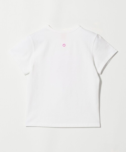 NICE WEATHER(ナイスウェザー)の「【別注】<HELLO SUNRISE>ウィメンズ ロゴプリント Tシャツ(Tシャツ/カットソー・レディース・ライトピンク/ホワイト・M/S)」の9枚目の写真