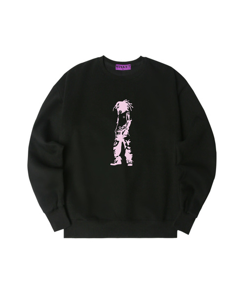 NUHABIT(ニューハビット)の「N/H RAEGAE FIT オーバーサイズ 起毛 スウェット (SOM4-5NH1336)(スウェット・メンズ・アイボリー/ライトグレー/ブラック/ホワイト/アッシュグレー/ネイビー・X-LARGE/MEDIUM/LARGE)」の1枚目の写真