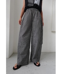 TRUNC（トランクエイティーエイト）の「Check Curve Pants（その他パンツ）」