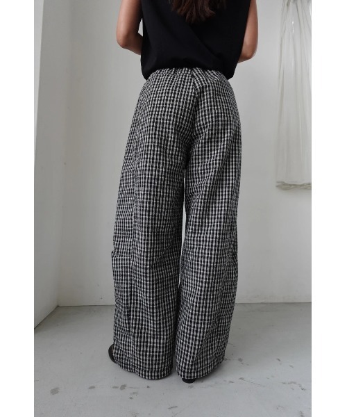 TRUNC(トランクエイティーエイト)の「Check Curve Pants(その他パンツ・レディース・ブラック/ブルー・FREE)」の5枚目の写真
