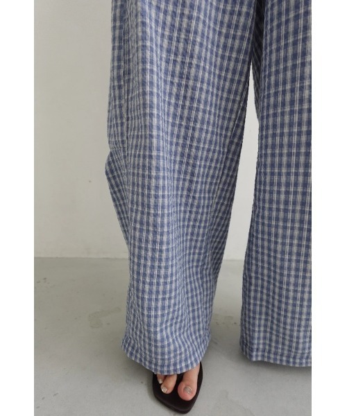 TRUNC(トランクエイティーエイト)の「Check Curve Pants(その他パンツ・レディース・ブラック/ブルー・FREE)」の19枚目の写真