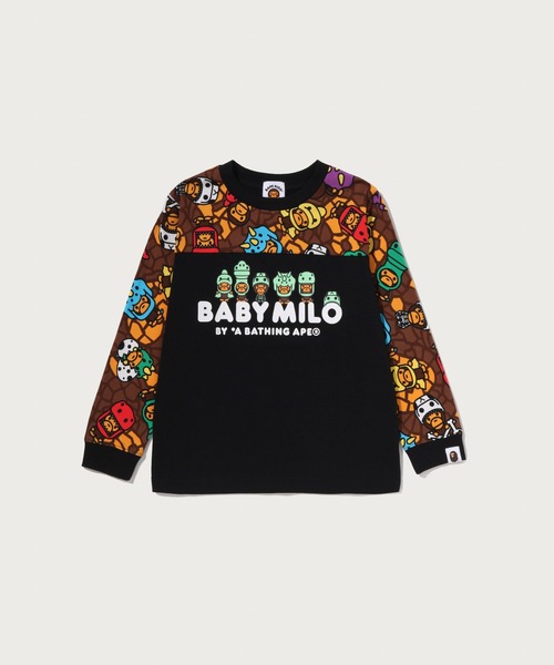 BABY MILO DINOSAURS GLOW IN THE DARK LS TEE（Tシャツ/カットソー