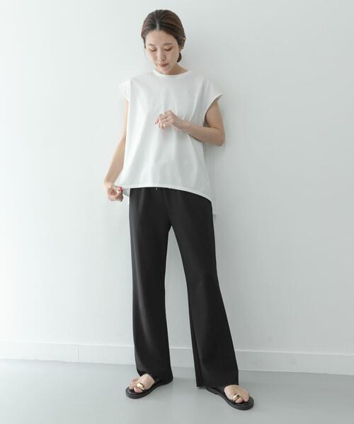 URBAN RESEARCH Sonny Label(アーバンリサーチサニーレーベル)の「接触冷感ポンチイージーフレアパンツ(その他パンツ・レディース・ブラウン/ブラック・36/38)」の9枚目の写真