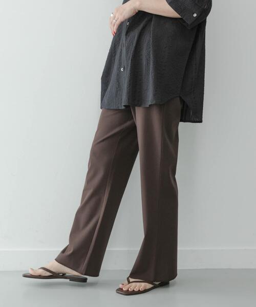 URBAN RESEARCH Sonny Label(アーバンリサーチサニーレーベル)の「接触冷感ポンチイージーフレアパンツ(その他パンツ・レディース・ブラウン/ブラック・36/38)」の17枚目の写真