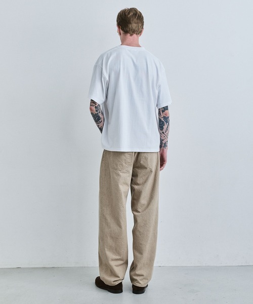 JIEDA(ジエダ)の「JIEDA EMBROIDERY RELAX TEE(Tシャツ/カットソー・メンズ・ホワイト/ブラック・2/1)」の5枚目の写真