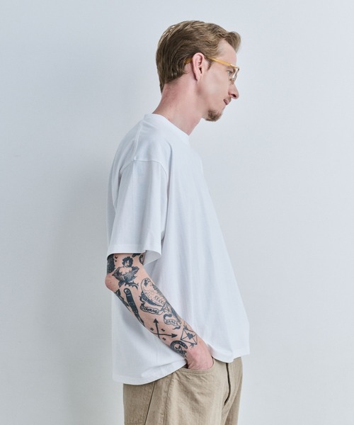 JIEDA(ジエダ)の「JIEDA EMBROIDERY RELAX TEE(Tシャツ/カットソー・メンズ・ホワイト/ブラック・2/1)」の7枚目の写真
