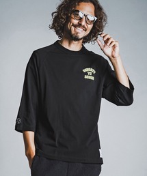 seventy seven（セブンティセブン）の「mlt5782- middle oz  half sleeve t-shirt (funny arch) ラグランスリーブカットソー(7726W120)（Tシャツ/カットソー）」