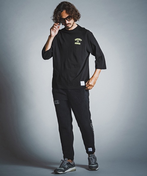 seventy seven(セブンティセブン)の「mlt5782- middle oz half sleeve t-shirt (funny arch) ラグランスリーブカットソー(7726W120)(Tシャツ/カットソー・メンズ・ホワイト/ブラック/ストーン・S/M/L/XL)」の15枚目の写真