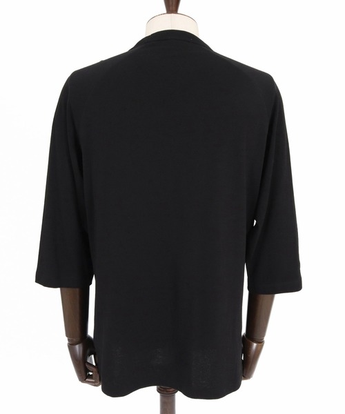 seventy seven(セブンティセブン)の「mlt5782- middle oz half sleeve t-shirt (funny arch) ラグランスリーブカットソー(7726W120)(Tシャツ/カットソー・メンズ・ホワイト/ブラック/ストーン・S/M/L/XL)」の19枚目の写真