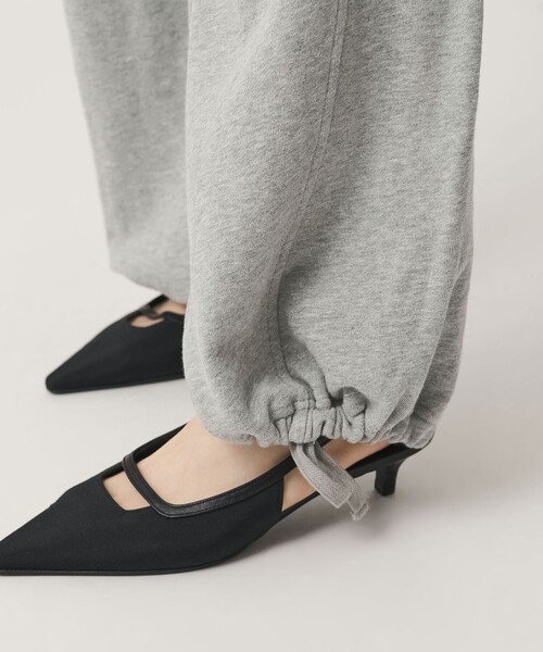 ATTISESSION(アティセッション)の「<ATTISESSION>コットン ウラケ スウェットパンツ(スウェットパンツ・レディース・グレー系/ネイビー・36/38)」の4枚目の写真