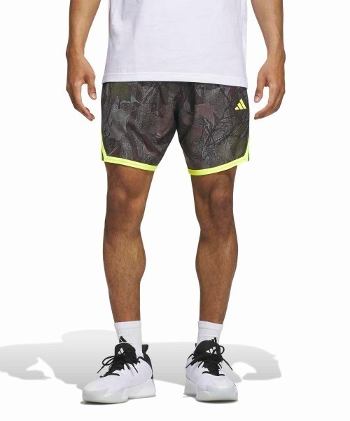 adidas(アディダス)の「ADIDAS ADIDAS CRAZY LITE CAMO AOP SHORT(アディダス アディダス クレイジー ライト カモ AOP ショーツ)(その他パンツ・メンズ・ブラック系・LARGE/MEDIUM/X-LARGE)」の1枚目の写真