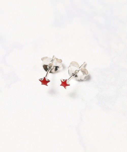 Chick（チック）の「【es】シルバー925　ミニ ドットピアス（ピアス（両耳用）・レディース・パープル系その他/レッド系その他/ブルー系その他/イエロー系その他/イエロー系その他2/レッド/ピンク/ブラック系その他2/ブルー系その他2/ブラック系その他/ブラック/ホワイト/ターコイズブルー・FREE）」の13枚目の写真