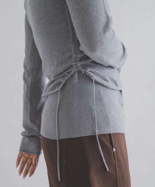 THE GOODLAND MARKET（ザグッドランドマーケット）の「cwtch　LAYERED KNIT TOPS（ニット/セーター・レディース・ネイビー/グレー/イエロー/パープル系その他・FREE）」の6枚目の写真