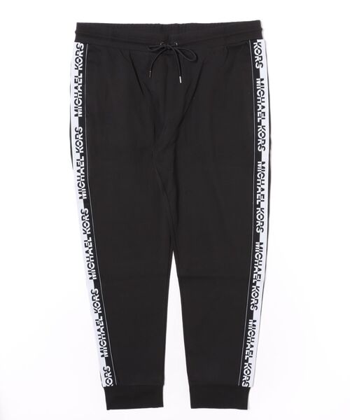 MICHAEL KORS(マイケルコース)の「ロゴテープ コットンブレンド ジョガー(スウェットパンツ・メンズ・ブラック・XL)」の1枚目の写真