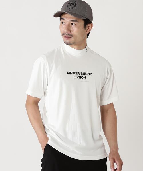 MASTER BUNNY EDITION(マスターバニーエディション)の「【MASTER BUNNY EDITION】ドライマスターワッフル半袖ハイネックカットソー(Tシャツ/カットソー・メンズ・ブラック/ホワイト/レッド・LARGE/X-LARGE/MEDIUM)」の2枚目の写真