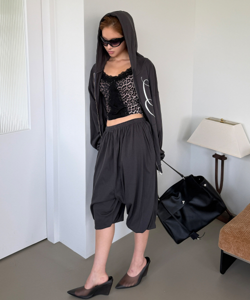WAVEGIRL(ウェーブガール)の「Single Wave Hood Zip-Up-Charcoal(パーカー・レディース・ダークグレー・FREE)」の2枚目の写真