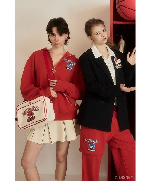 Disney SERIES CREATED by MUS(ディズニーシリーズクリエイテッドバイエムユーエス)の「MD SPORTS バッグ / HSM(ショルダーバッグ・レディース・レッド/ブラック/ホワイト・FREE)」の6枚目の写真