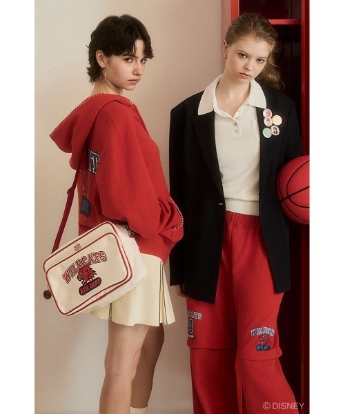 Disney SERIES CREATED by MUS(ディズニーシリーズクリエイテッドバイエムユーエス)の「MD SPORTS バッグ / HSM(ショルダーバッグ・レディース・レッド/ブラック/ホワイト・FREE)」の7枚目の写真