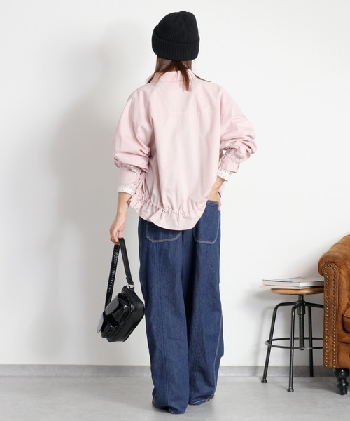 cepo(セポ)の「フロントタックドロストシャツ(シャツ/ブラウス・レディース・ピンク/キャメル/ベージュ・M)」の14枚目の写真