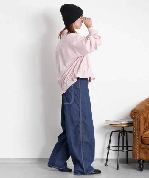 cepo(セポ)の「フロントタックドロストシャツ(シャツ/ブラウス・レディース・ピンク/キャメル/ベージュ・M)」の15枚目の写真