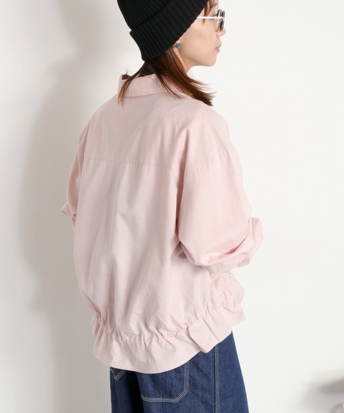 cepo(セポ)の「フロントタックドロストシャツ(シャツ/ブラウス・レディース・ピンク/キャメル/ベージュ・M)」の10枚目の写真
