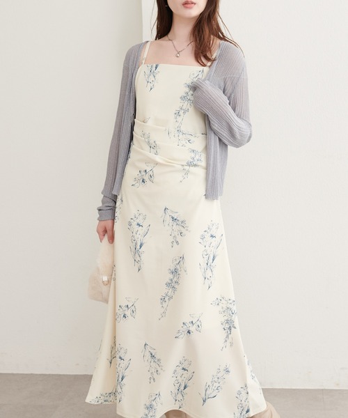 natural couture(ナチュラルクチュール)の「【ZOZO限定】カットジョーゼット ドレープキャミワンピース(ワンピース・レディース・その他1/その他2/チェック/グレイッシュベージュ/ブラック・FREE)」の17枚目の写真
