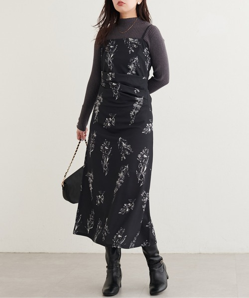 natural couture(ナチュラルクチュール)の「【ZOZO限定】カットジョーゼット ドレープキャミワンピース(ワンピース・レディース・その他1/その他2/チェック/グレイッシュベージュ/ブラック・FREE)」の20枚目の写真