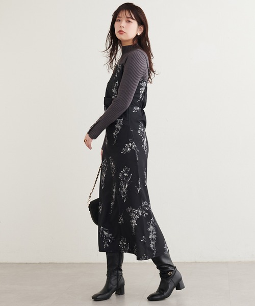 natural couture(ナチュラルクチュール)の「【ZOZO限定】カットジョーゼット ドレープキャミワンピース(ワンピース・レディース・その他1/その他2/チェック/グレイッシュベージュ/ブラック・FREE)」の19枚目の写真