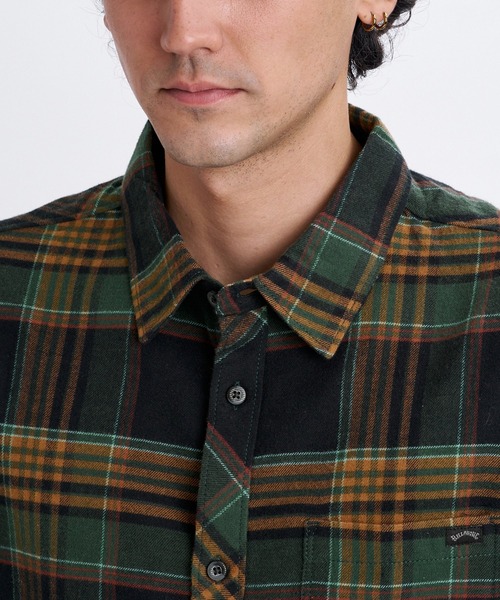 BILLABONG(ビラボン)の「BILLABONG メンズ COASTLINE FLANNEL 長袖シャツ 【2026年秋冬モデル】/ビラボンチェックネルシャツ(シャツ/ブラウス・メンズ・ブルー系その他/レッド系その他/ブラック/オフホワイト・MEDIUM/X-LARGE/LARGE)」の12枚目の写真