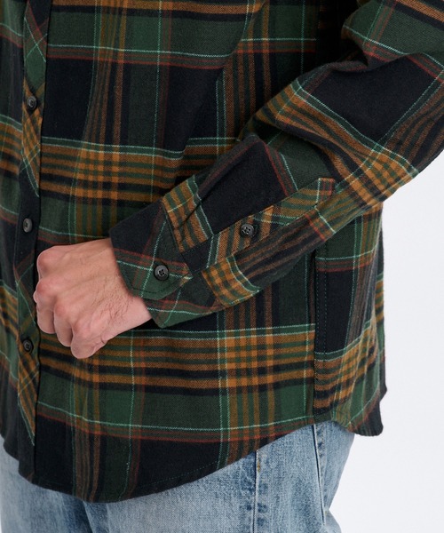 BILLABONG(ビラボン)の「BILLABONG メンズ COASTLINE FLANNEL 長袖シャツ 【2026年秋冬モデル】/ビラボンチェックネルシャツ(シャツ/ブラウス・メンズ・ブルー系その他/レッド系その他/ブラック/オフホワイト・MEDIUM/X-LARGE/LARGE)」の14枚目の写真