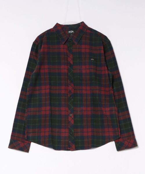 BILLABONG(ビラボン)の「BILLABONG メンズ COASTLINE FLANNEL 長袖シャツ 【2026年秋冬モデル】/ビラボンチェックネルシャツ(シャツ/ブラウス・メンズ・ブルー系その他/レッド系その他/ブラック/オフホワイト・MEDIUM/X-LARGE/LARGE)」の9枚目の写真