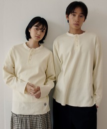 DAWNCE | ヘンリーネックワッフルロンT(Tシャツ/カットソー)