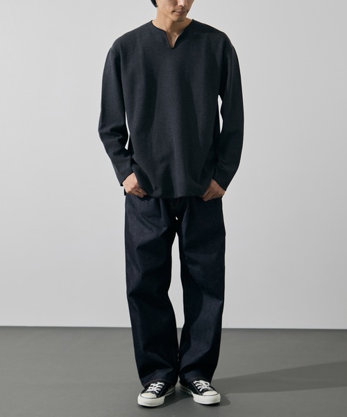 is-ness(イズネス)の「【is-ness/イズネス】Selvedge 5-Pocket One-Wash Denim Pants(デニムパンツ・メンズ・ダークインディゴブルー/ブラック・L/M)」の15枚目の写真