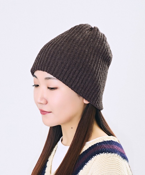 CA4LA（カシラ）の「ECO CAPE LILY4（ニットキャップ/ビーニー・メンズ・グレー/ベージュ/ブラック・ONESIZE）」の7枚目の写真