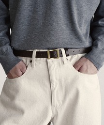 WYM LIDNM | ANILINE LEATHER HOOK BELT(ベルト)