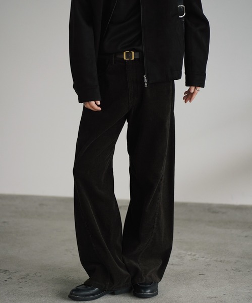 WYM LIDNM(ウィム バイ リドム)の「ANILINE LEATHER HOOK BELT(ベルト・メンズ・ブラック/ダークブラウン・M/L)」の18枚目の写真