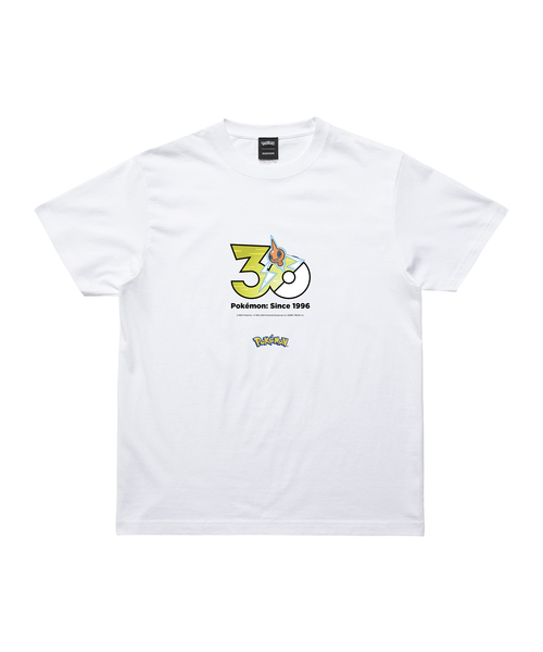 ZOZOSPOT(ゾゾスポット)の「Pokemon 30th Anniversary 1025 T-shirt 「ロトム(ロトムのすがた)」(Tシャツ/カットソー・レディース・ホワイト・SMALL/MEDIUM/LARGE/X-LARGE/XX-LARGE/XXX-LARGE/100cm/110cm/120cm/130cm/140cm/150cm/160cm)」の1枚目の写真