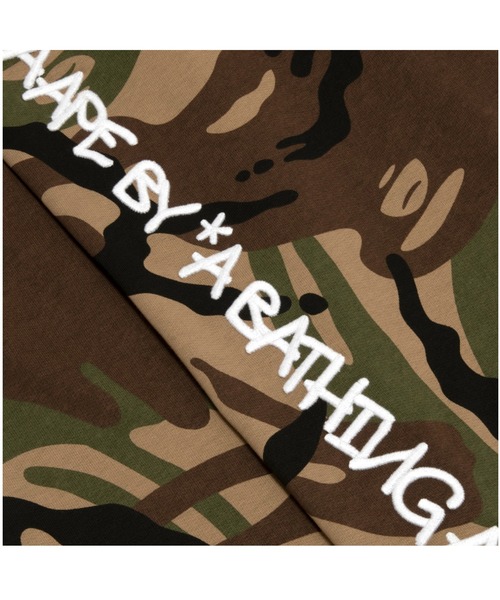 AAPE BY A BATHING APE（エーエイプバイアベイシングエイプ）の「AAPE SWEAT PANTS(Camouflage)（スウェットパンツ・メンズ・グリーン系その他2/ホワイト×ブラック・LARGE/MEDIUM/SMALL/X-LARGE）」の3枚目の写真