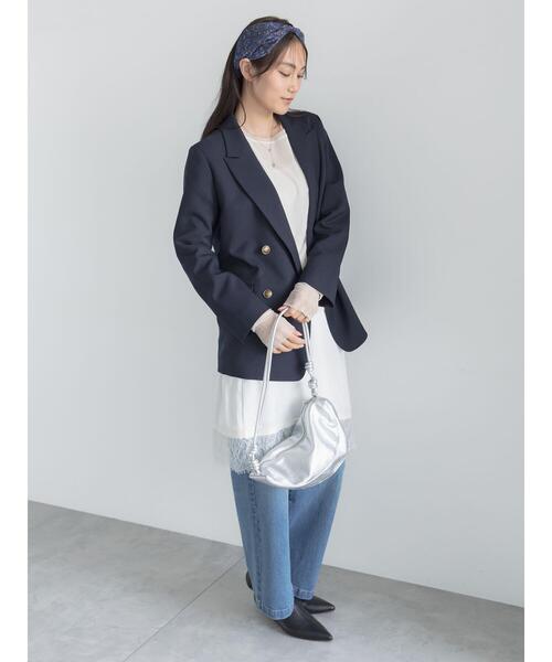 Te chichi(テチチ)の「ミッドライズストレートワイドデニムパンツ(その他パンツ・レディース・ネイビー/ブルー・S/M)」の16枚目の写真