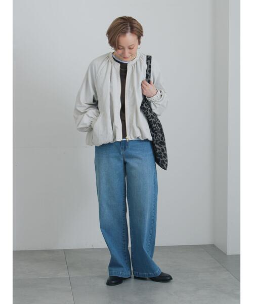 Te chichi(テチチ)の「ミッドライズストレートワイドデニムパンツ(その他パンツ・レディース・ネイビー/ブルー・S/M)」の17枚目の写真