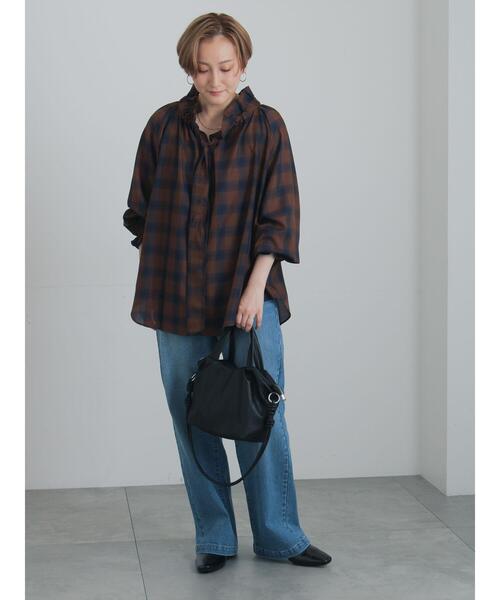 Te chichi(テチチ)の「ミッドライズストレートワイドデニムパンツ(その他パンツ・レディース・ネイビー/ブルー・S/M)」の20枚目の写真